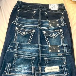 Miss Me & Rock Republic Lot - blue jeans, great condition, size 32/34